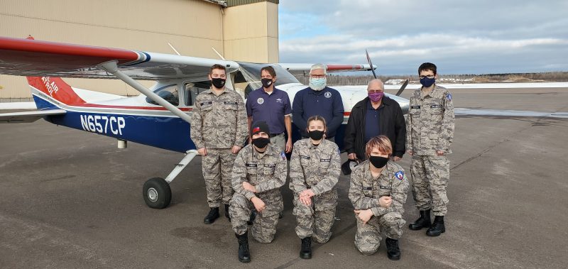 Five local Civil Air Patrol cadets experienced their first orientation ...